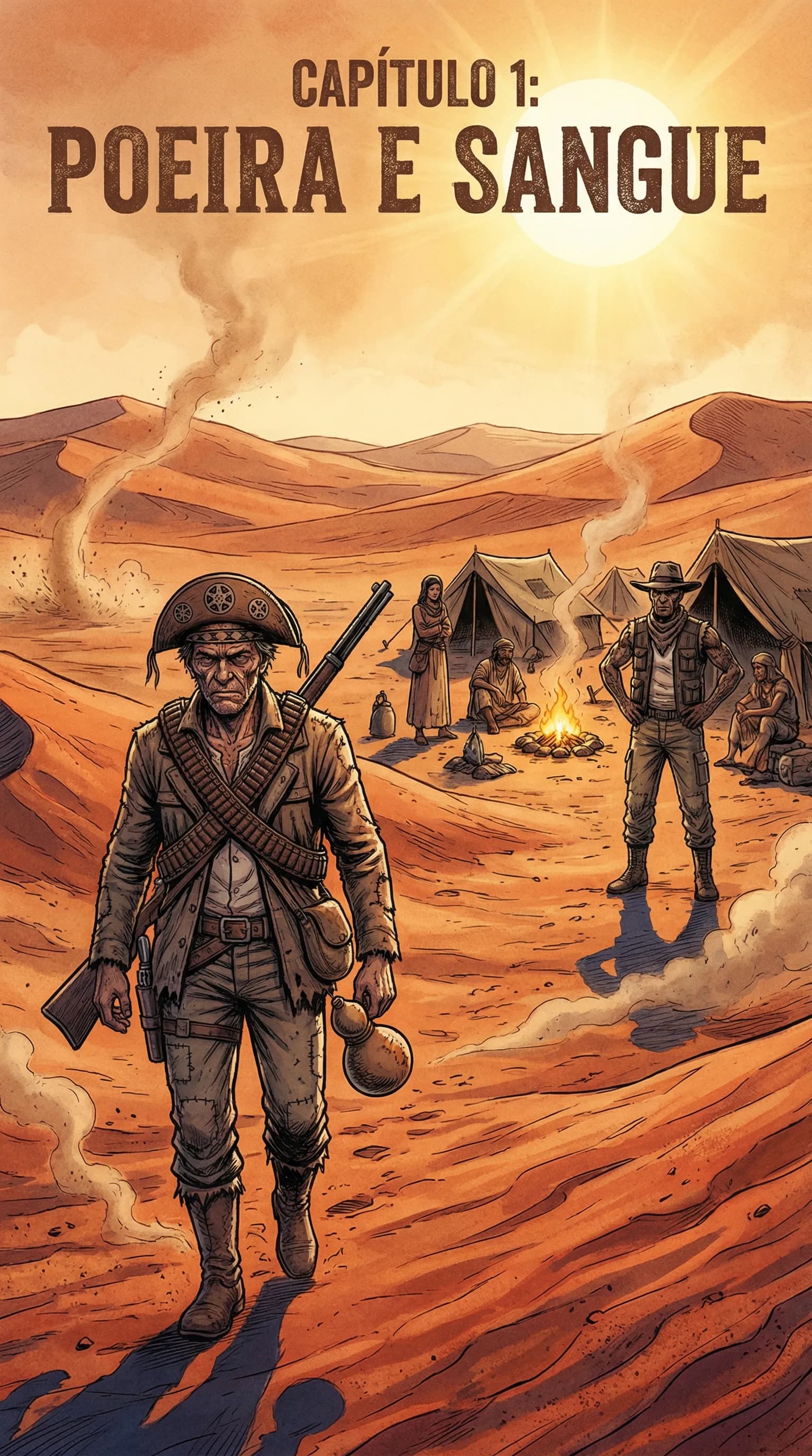 Capa: Capítulo 1: Poeira e Sangue