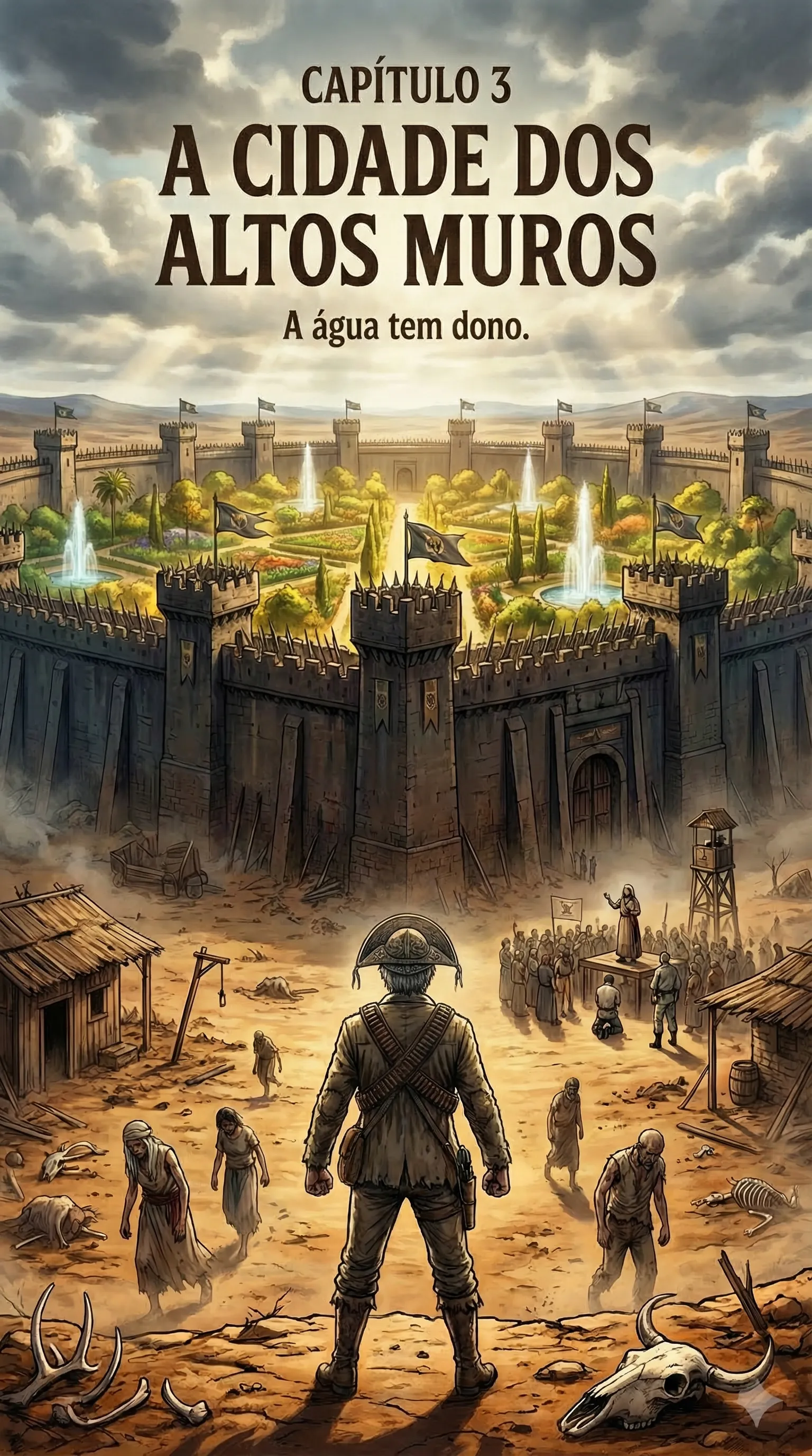 Capa: Capítulo 3: A Cidade dos Muros Altos