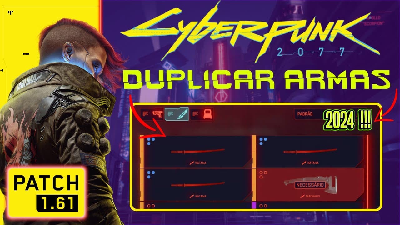 Armas em Dose Dupla! Método Infalível de Duplicação em Cyberpunk 2077 em 2024!!!